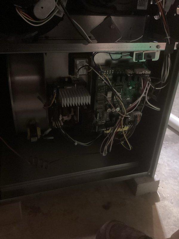 Completed installation of new HVAC complete system. Verified proper circuit board installation and wiring connections to manufacturer specifications. Performed system startup testing with UEi EM201B device, confirming proper gas pressure readings of 9.94" WC, ensuring optimal system performance and safety.
