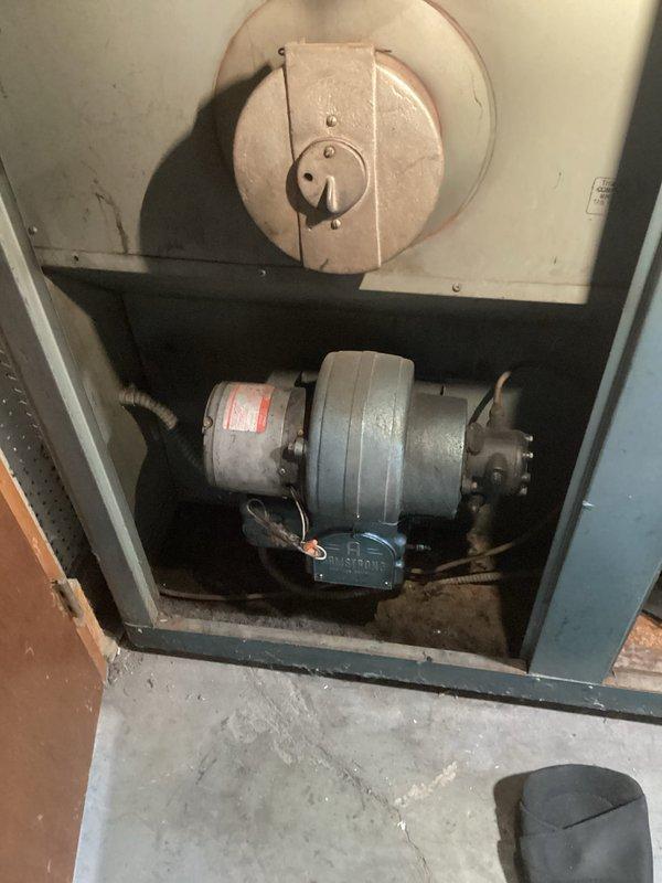 Performed comprehensive tune-up on aging furnace system. Inspected blower motor assembly, electrical connections, and gas valve components. Cleaned dust accumulation from interior components and verified proper operation of all mechanical systems.