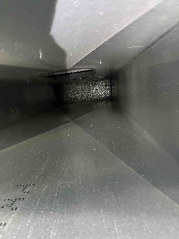 Performed routine furnace inspection and maintenance. Examined ductwork for dust accumulation and proper airflow. Confirmed thermostat functionality with heat setting at 71°F and verified system response to temperature adjustments.