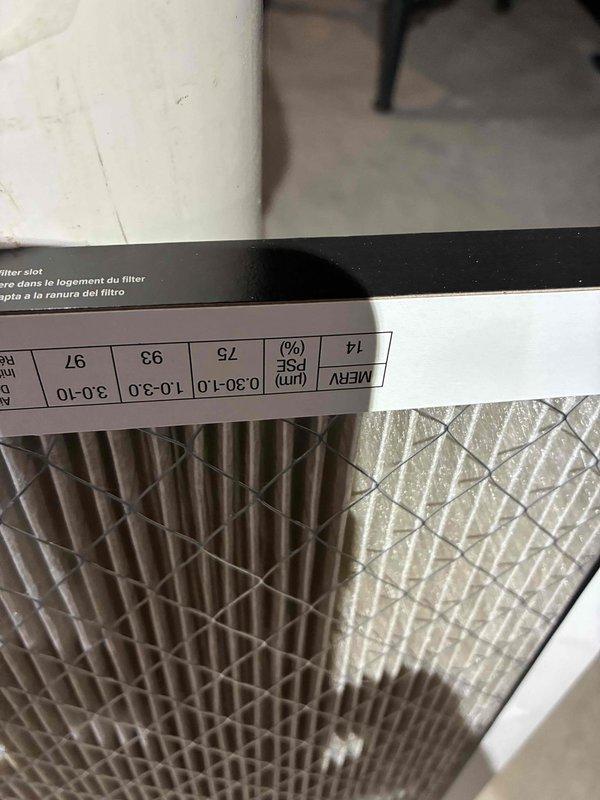 Performed scheduled prepaid HVAC maintenance visit. Inspected and documented condition of the existing air filter, which appeared to be in good condition with proper filtration efficiency. Checked Honeywell Home ProSeries thermostat operation, confirming current temperature reading of 69 degrees and proper functionality of all control features.