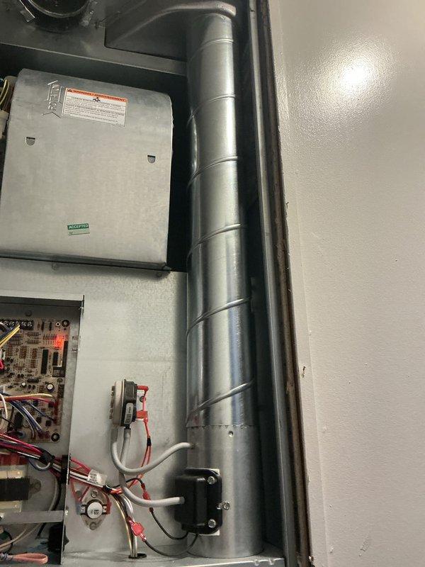 Performed comprehensive maintenance on residential HVAC furnace system. Inspected and tested all electrical components including circuit board, wiring connections, and control assembly for proper operation. Examined gas supply lines, blower motor assembly, and exhaust ventilation system, confirming all components are functioning within manufacturer specifications.