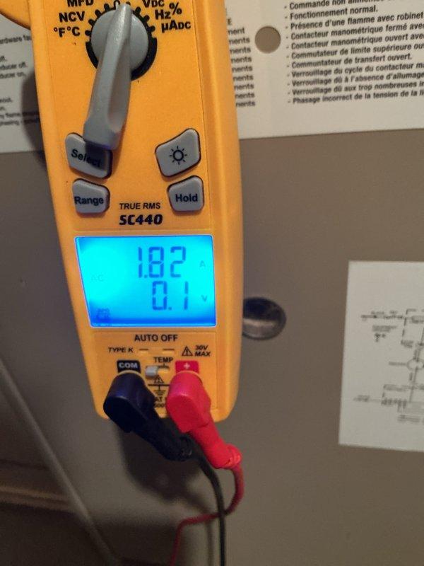 Performed routine preventive maintenance on HVAC system. Conducted electrical diagnostics using SC440 multimeter to verify proper voltage and amperage readings across control circuits. Inspected condensate drain system and PVC piping network for proper installation and function, confirming no leaks or blockages in the drainage assembly.