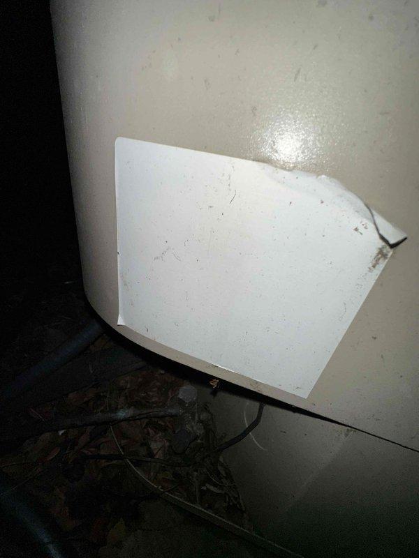 Conducted assessment of aging HVAC system with deteriorating equipment labels and compromised wiring connections. Documented electrical panel configuration showing multiple circuit breakers with handwritten system identifiers including "GAS FURNACE" and "AIR" notations. Recommended complete system replacement due to visible wear and potential electrical safety concerns.