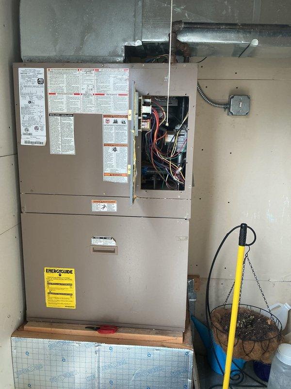 # HVAC Maintenance - Prepaid Visit

Performed comprehensive preventive maintenance inspection on residential natural gas furnace system. Conducted combustion analysis using Testo 310 II flue gas analyzer, confirming proper operation with oxygen levels at 21.0%, carbon monoxide at 0 ppm, and stack temperature reading 95.9°F. Accessed internal electrical compartment to inspect wiring connections, control board, and safety components for proper operation and secure connections.