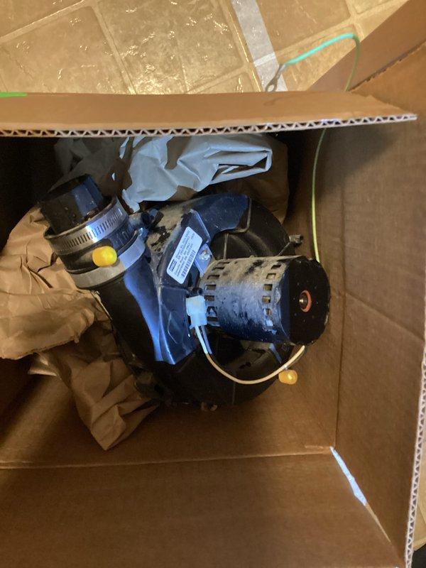 Replaced failed blower motor assembly on HVAC system. Removed heavily soiled evaporator coil showing significant dust and debris accumulation that was restricting airflow and reducing system efficiency. Installed new motor, verified proper operation, and restored unit to normal function.