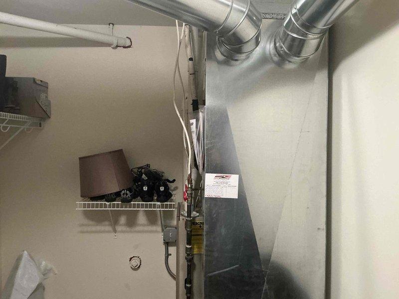 Conducted comprehensive assessment of existing HVAC system including Ultra V furnace/air handler unit and associated ductwork infrastructure. Documented current equipment configuration, condensate drain lines, supply ductwork, and mechanical room layout to provide accurate replacement estimate. Evaluated system accessibility, existing utility connections including gas lines and electrical service, and determined optimal replacement approach for new equipment installation while maintaining proper clearances and code compliance.