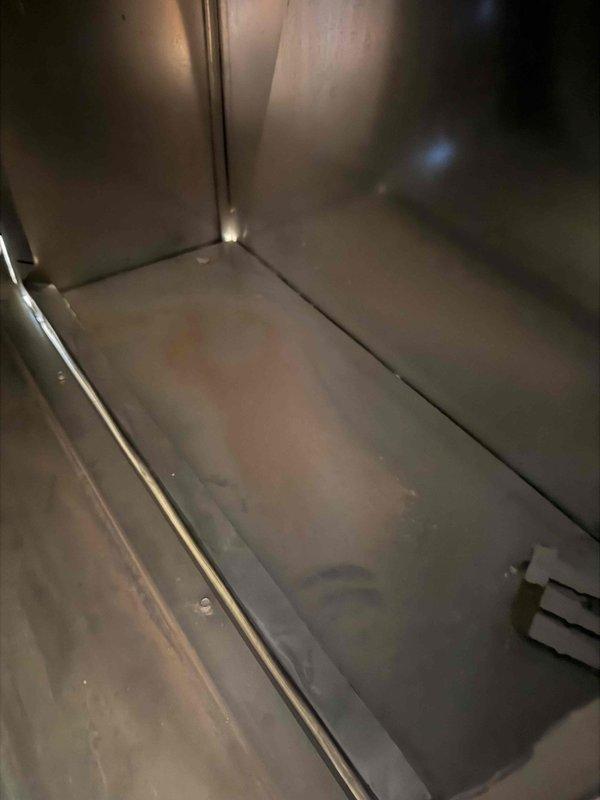Performed routine inspection and maintenance on residential furnace system. Documented interior ductwork connections and metal plenum assembly, verifying proper seam integrity and structural soundness of HVAC components. All accessible areas of the heating system were visually inspected and found to be in satisfactory operating condition.