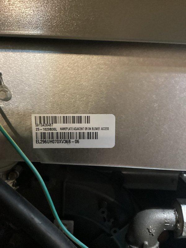Completed comprehensive tune-up and safety inspection on Lennox EL296UH070XV36B-06 furnace system. Performed standard maintenance procedures including inspection of blower assembly, burner components, heat exchanger, and all electrical connections; verified proper operation of all safety controls and gas valve; checked and documented system nameplate specifications. Unit tested and left in proper working condition with no deficiencies noted.