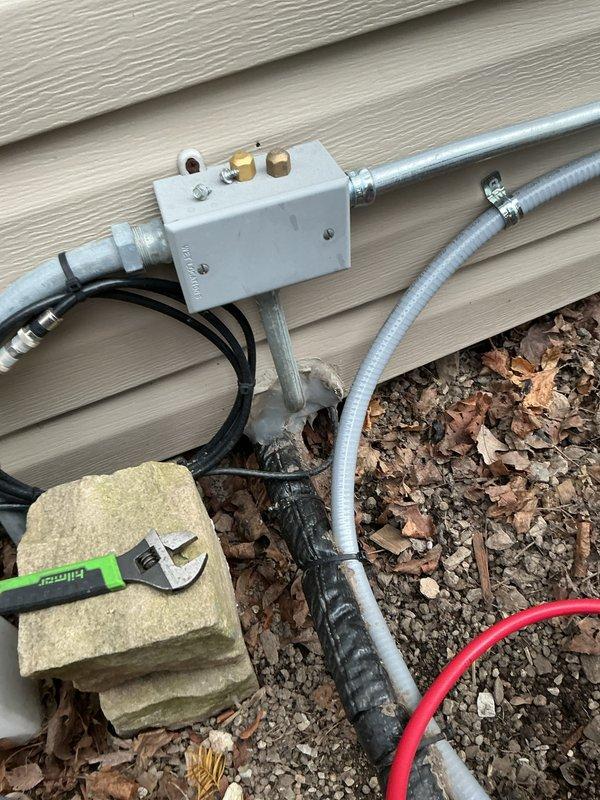 Completed installation and system start-up of outdoor HVAC unit with associated electrical disconnect, refrigerant line set, and junction box assembly. Performed refrigerant charging procedures, pressure testing, and verified all electrical connections and conduit installations were properly secured to manufacturer specifications.