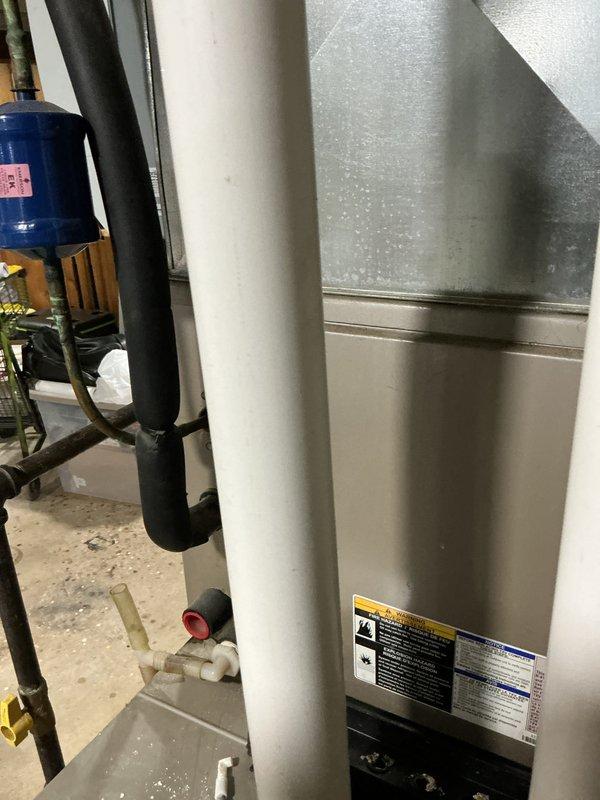 Responded to no cooling complaint on residential air conditioning system. Connected manifold gauge set to outdoor condenser unit and evaluated refrigerant pressures and system performance. Diagnosed cooling issue and performed necessary service procedures to restore proper system operation. System tested and confirmed operating within manufacturer specifications upon completion.