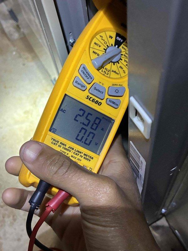Completed comprehensive tune-up service on gas furnace and air conditioning system. Performed electrical diagnostics using digital multimeter, measuring voltage and amperage readings on HVAC control board and system components to verify proper operation. All systems tested and found operating within manufacturer specifications.