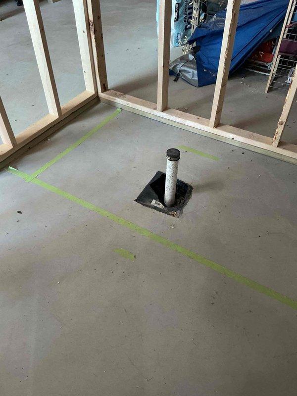 Conducted on-site inspection of basement bathroom remodel project to provide estimate for completion of rough-in plumbing work. Assessed existing underground drainage and vent piping installations, including floor penetrations and above-ceiling supply lines, to determine scope of remaining work required to bring plumbing system to finish-ready stage.