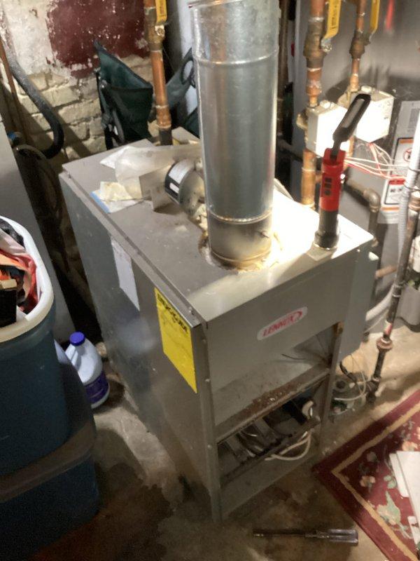 Responded to no heat call for boiler system not igniting. Upon arrival, performed diagnostic evaluation of Lennox heating unit and associated boiler components. Identified ignition failure preventing system from lighting. Completed necessary repairs to restore ignition sequence, tested system operation to verify proper heating function, and confirmed unit cycling correctly with stable flame and adequate heat output.