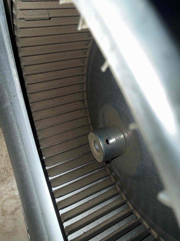 Performed blower wheel cleaning on HVAC system. Removed accumulated dust and debris from squirrel cage blower assembly, including all fins and blades, to restore proper airflow and system efficiency.