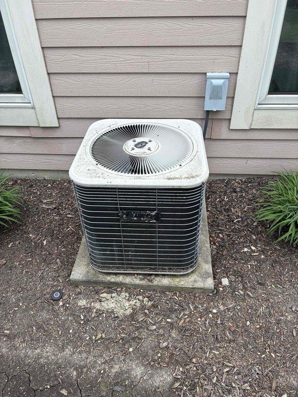 Provided comprehensive estimate for complete HVAC system replacement including 23-year-old Lennox furnace located in basement and matching outdoor air conditioning condenser unit. Both systems remain operational but have reached end of expected service life, with recommendation for Lennox Elite series equipment upgrade to improve efficiency and reliability.
