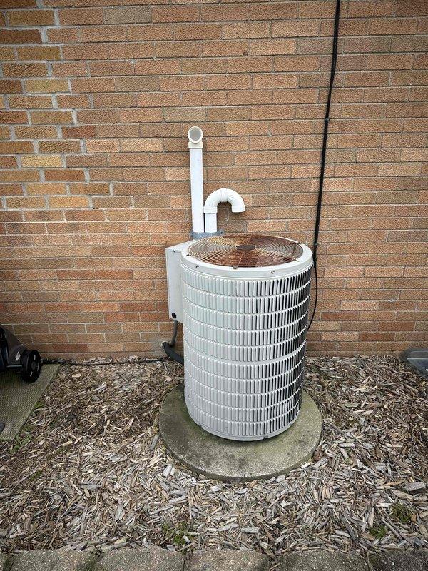 Completed estimate for replacement of 1988 air conditioning system. Evaluated existing outdoor condenser unit and indoor Lennox furnace in basement mechanical room, both showing age but currently operational. Discussed replacement options and financing programs with customer interested in upgrading aging HVAC equipment.