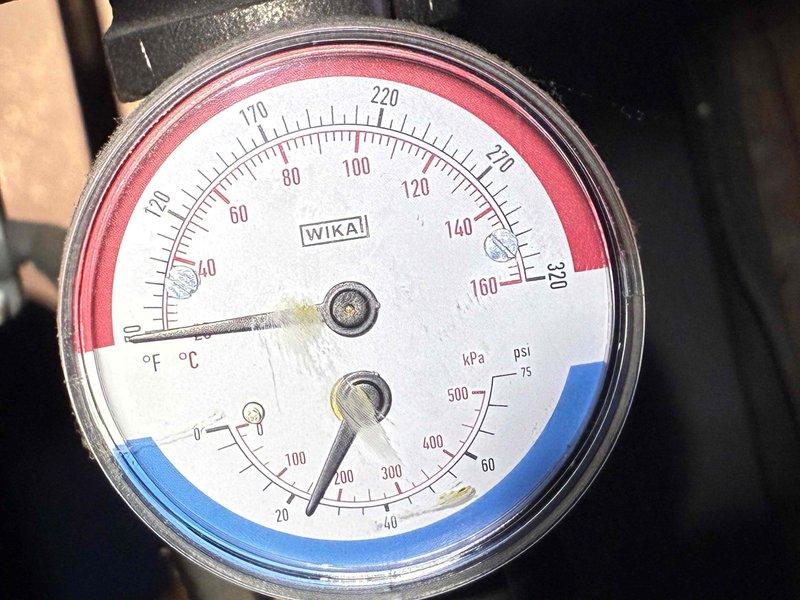 Completed comprehensive tune-up maintenance on two mid-efficiency boiler systems and two air conditioning units. Performed standard preventative maintenance procedures including inspection of pressure and temperature gauges, verification of proper operating parameters, filter assessment, and cleaning of internal components where accessible. Equipment showed normal wear consistent with operational age, with all systems functioning within manufacturer specifications upon completion.