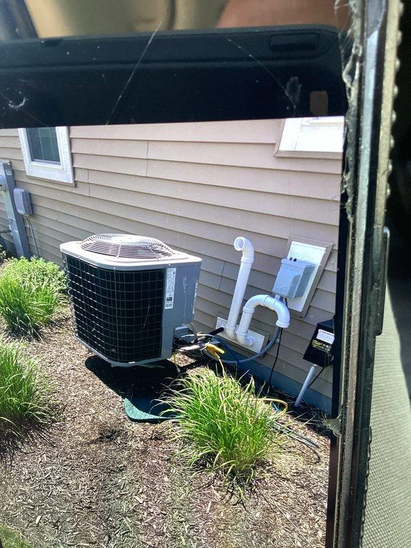 Completed routine cooling system maintenance visit as part of membership agreement. Responded to thermostat alert indicating furnace issue requiring inspection. Performed comprehensive system evaluation of outdoor condensing unit and associated components. Delivered replacement air filters to customer as requested. All equipment inspected and found operating within normal parameters.