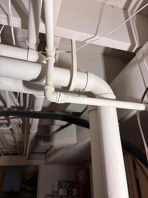 Responded to gas line repair per approved estimate. Upon arrival, located severely deteriorated and corroded gas piping in basement utility area showing extensive black discoloration and material degradation. Replaced damaged section of gas line with new approved piping and fittings. Tested all connections for leaks using approved methods and verified system integrity. Restored gas service to safe operating condition and confirmed proper operation of all affected equipment.