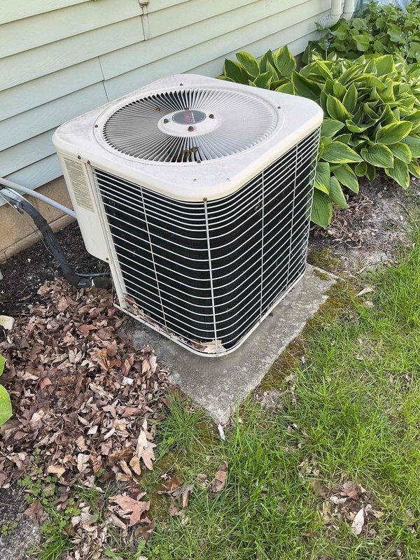 Completed comprehensive seasonal tune-up on residential split HVAC system including outdoor condensing unit and indoor furnace. Performed standard maintenance protocol including visual inspection of all accessible components, tested capacitor and contactor operation with diagnostic equipment, verified electrical connections, and confirmed proper system operation. Unit found in good working condition with no immediate service needs identified.