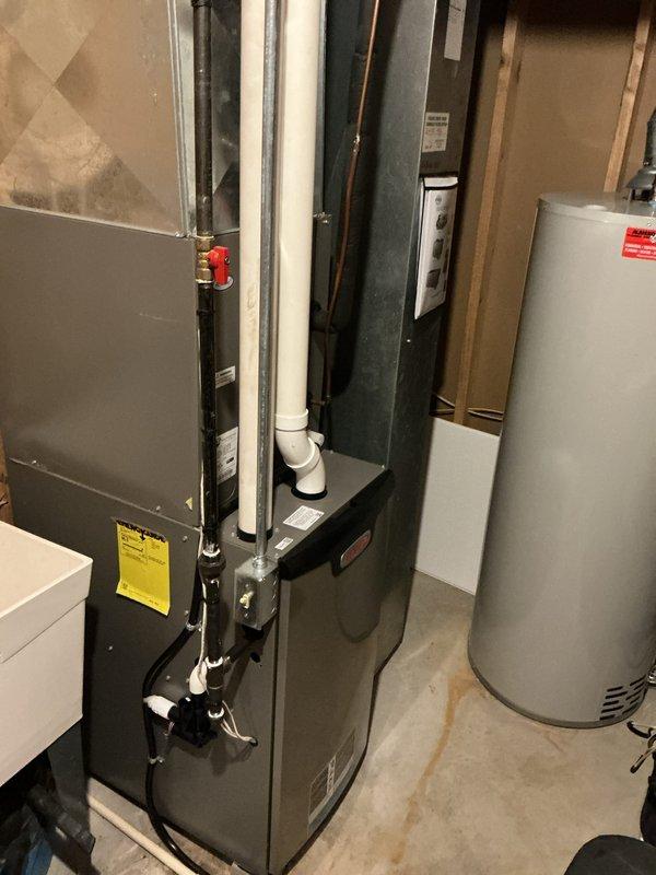 Completed comprehensive air conditioning tune-up on residential split system with outdoor condensing unit and indoor furnace. Performed standard preventive maintenance including inspection of all major components, refrigerant lines, electrical connections, and system operation to ensure optimal cooling performance for the season.