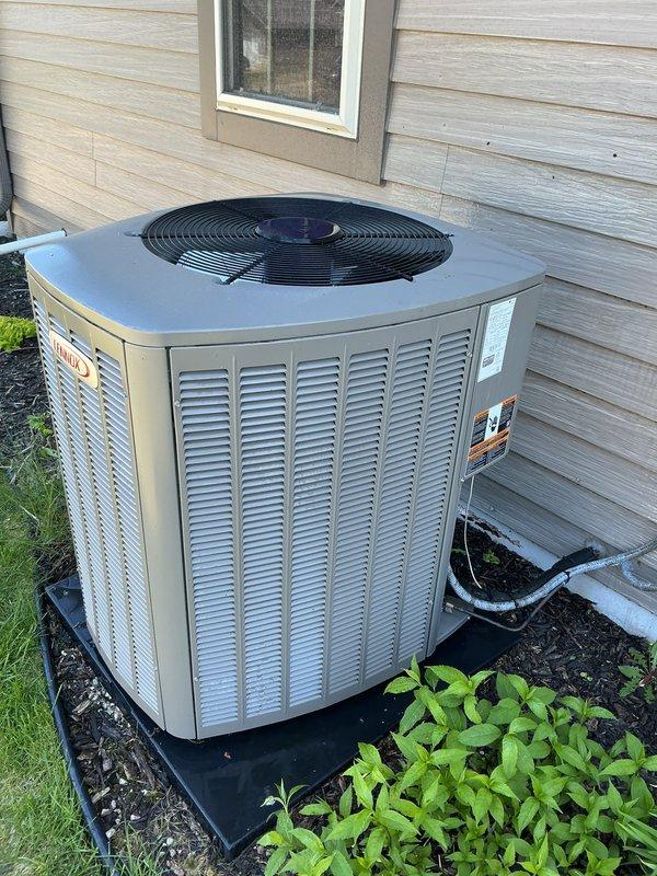 Completed comprehensive air conditioning tune-up on residential split system with outdoor condensing unit and indoor furnace. Performed standard preventive maintenance including inspection of all major components, refrigerant lines, electrical connections, and system operation to ensure optimal cooling performance for the season.