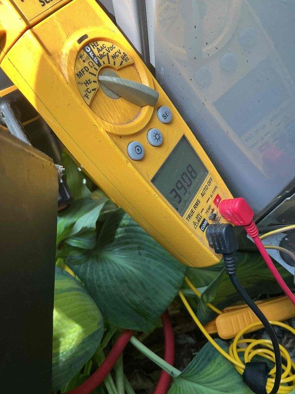 Completed comprehensive AC and furnace tune-up including system diagnostics and performance testing. Utilized digital multimeter to verify electrical readings and ensure proper voltage levels throughout HVAC system components. All equipment operating within manufacturer specifications upon completion of service.