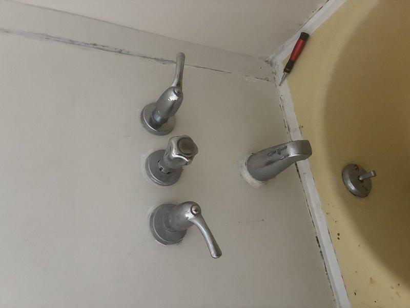 Responded to service call for shower valve that would not shut off completely, with cold water continuing to flow. Upon arrival, performed diagnostic inspection of the shower/tub fixture assembly. Identified faulty cartridge in the mixing valve preventing proper water shutoff. Disassembled shower trim components and removed defective valve cartridge. Installed replacement cartridge, reassembled fixtures, and tested operation to confirm complete water shutoff and proper hot/cold water mixing functionality.