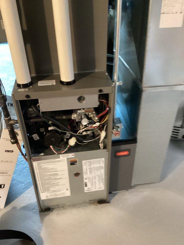 Completed routine maintenance and inspection on Reznor garage heating unit as part of membership agreement. Performed standard heating system diagnostics, checked electrical connections and components, verified proper operation of blower motor and control systems, and inspected venting system. All equipment found to be operating within normal parameters.