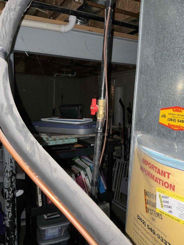 Conducted estimate for complete HVAC system replacement including furnace and air conditioning unit, both over 20 years old. Assessed existing equipment and ductwork in basement installation, noting Nest thermostat displaying E74H5 error code indicating intermittent power issues on the C-wire, though system remains operational at time of inspection. Provided Carrier equipment replacement options to address aging system and resolve thermostat power concerns.