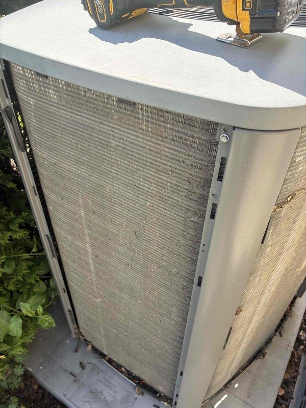 Completed routine biannual HVAC maintenance visit as part of prepaid membership program. Performed comprehensive system inspection on Lennox furnace and air handler located in basement utility area, along with outdoor condenser unit. Conducted standard preventive maintenance procedures including filter inspection, electrical connection verification, and visual assessment of refrigerant lines and PVC venting. Exterior condenser unit serviced with focus on cleaning coil fins and ensuring proper airflow through ventilation grilles. All equipment found operating within normal parameters with no immediate repairs required.