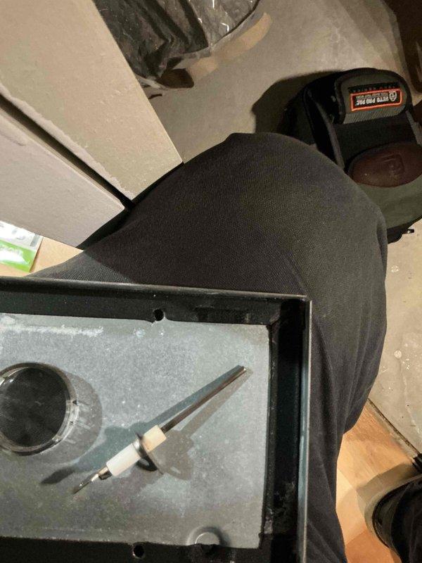 Completed air conditioning and furnace tune-up maintenance service. Performed system diagnostics with temperature readings at supply register showing 97.3°F, and conducted thorough inspection of HVAC equipment including access to internal components for cleaning and adjustment. All systems tested and operating within normal parameters upon completion.