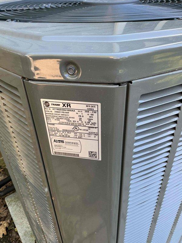 Completed routine cooling maintenance visit under membership agreement for Trane XR air conditioning system. Performed standard A/C tune-up procedures including system inspection, operational testing, and documentation. Visual inspection revealed frost accumulation on evaporator coil fins, indicating potential airflow restriction or refrigerant charge issue that will require monitoring or follow-up service.