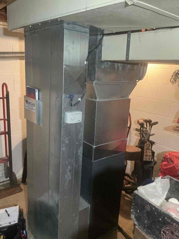 Provided comprehensive estimate for complete air conditioning system replacement at residential property. Existing AC unit determined to be non-operational and beyond economical repair. Evaluated current attic-mounted air handler with associated ductwork and basement furnace system, which was previously replaced five years ago and remains in serviceable condition. Assessment included inspection of existing flexible ductwork, refrigerant lines, condensate drainage, electrical connections, and integration points with existing furnace system. Documented equipment specifications, installation requirements, and replacement scope for new AC system compatible with current heating infrastructure.