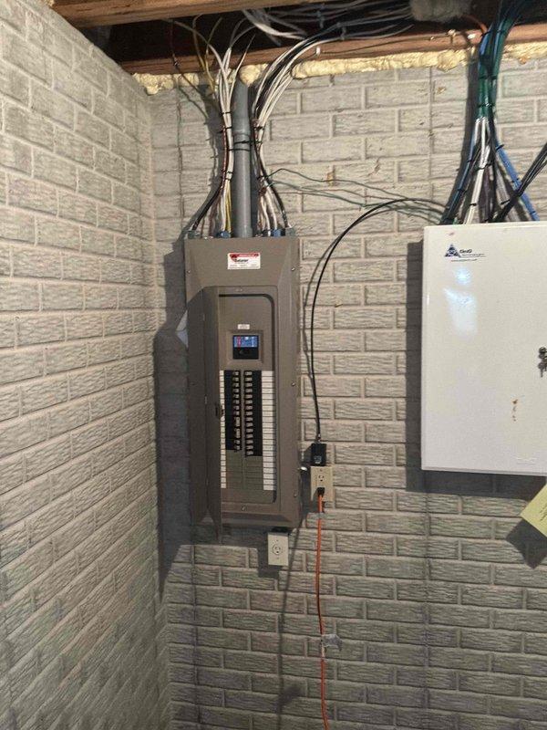 Conducted comprehensive estimate for complete HVAC system replacement at residential property. Existing air conditioning unit operating at minimal capacity and requiring replacement along with furnace system located in basement. Assessed current electrical panel configuration, existing thermostat controls, and infrastructure requirements for new equipment installation. Documented existing Honeywell thermostat and electrical service panel with proper circuit protection. Reviewed available equipment upgrade options and promotional offerings with homeowner, including enhanced air conditioning system paired with furnace replacement package to maximize system efficiency and performance.