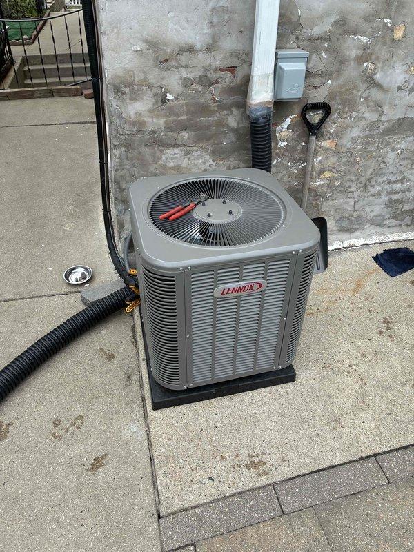 Responded to service call for dual-zone HVAC system with upper unit reported as non-operational. Performed comprehensive diagnostic evaluation of both upper and lower Lennox cooling systems as part of membership maintenance visit. Inspected Honeywell thermostat controls, verified proper communication and settings, and assessed outdoor condenser unit operation including fan motor function, refrigerant lines, and electrical connections. Completed standard tune-up procedures on both units to ensure optimal performance and system reliability.