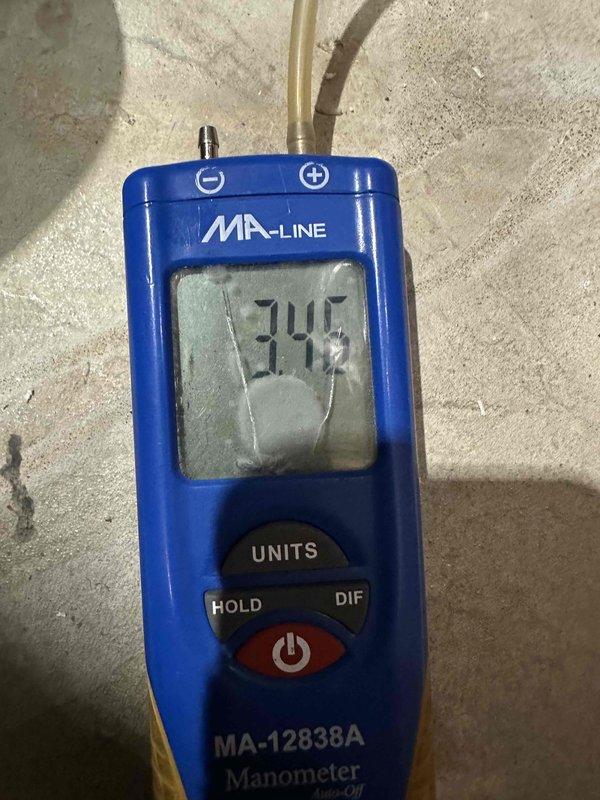 # HVAC System Installation

Successfully completed a full HVAC system installation including furnace, air conditioning unit, and T4 thermostat with all required permits obtained and licensed electrician coordinated for electrical connections. System commissioning included verification of proper gas pressure readings at 345 WC and confirmation of 100-degree temperature differential, ensuring optimal equipment performance and compliance with manufacturer specifications.