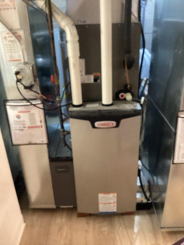 Completed two comprehensive air conditioning tune-ups as part of a prepaid membership cooling maintenance visit. Performed standard seasonal maintenance procedures on both HVAC systems, including refrigerant pressure testing using manifold gauges to verify proper system charge levels and operational efficiency. Conducted thorough inspection of furnace unit, ductwork, and associated components in the utility area, ensuring all connections, electrical wiring, and copper tubing were secure and functioning correctly.