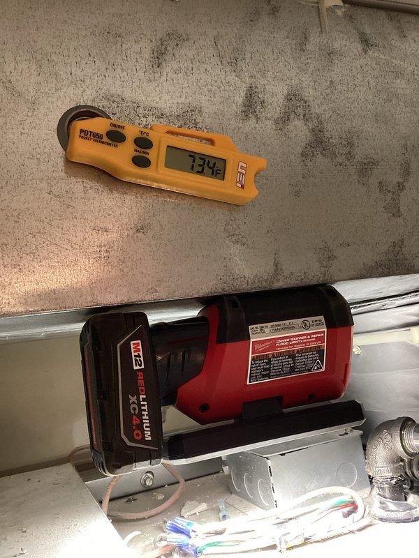 Completed preventive maintenance tune-up on a direct vent forced air furnace with integrated cooling unit, Model 38HWC184NA-2A. Performed comprehensive system inspection, verified manufacturer specifications, tested electrical components at 208/230V single-phase operation, and confirmed proper amperage ratings across compressor and condenser fan circuits. Measured supply air temperature at 134°F during heating cycle verification, indicating proper heat exchanger operation and gas combustion efficiency within normal parameters.