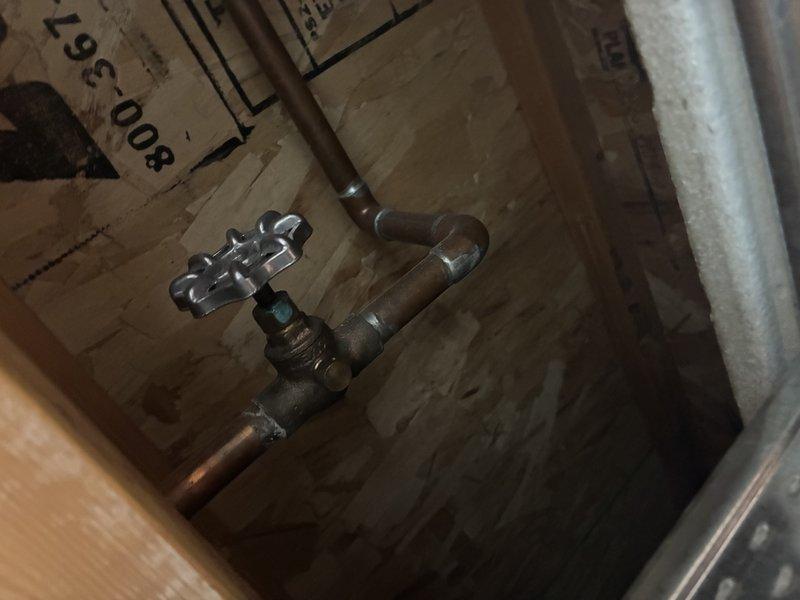 Responded to callback for leaking hose bib that was previously installed one year ago. Upon inspection, identified leak at the brass valve assembly and copper pipe connections. Diagnosed issue with the existing installation, removed and replaced faulty hose bib with new brass fixture, ensuring proper sealing and secure connections to existing copper plumbing. Tested system for leaks and verified proper operation of shut-off valve functionality.
