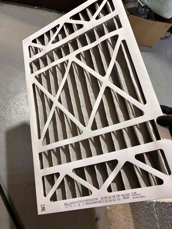 Responded to no cooling complaint on Armstrong Air unit. Upon arrival, found system short cycling and unable to maintain setpoint temperature. Inspected outdoor condensing unit and found equipment in good physical condition with no visible damage. Replaced dirty air filters with new filters to restore proper airflow through the system, which was contributing to the cooling issue and premature system shutdown due to restricted airflow and potential safety limit activation.