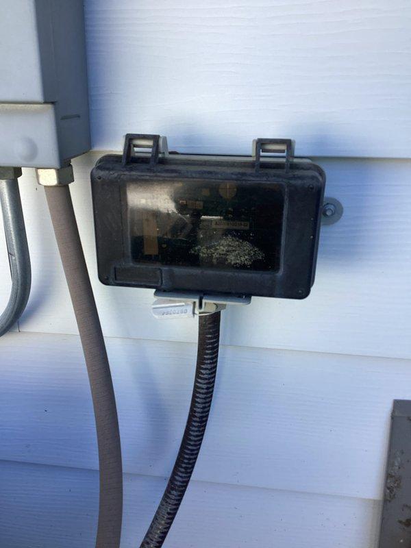 Responded to no cooling call where thermostat would not switch over from heating to cooling mode. Performed diagnostic evaluation of the HVAC system including inspection of the outdoor condensing unit, electrical disconnect, and thermostat wiring at the exterior junction box. Verified proper power supply to the air conditioning unit and checked for any visible wiring issues or loose connections that could prevent the system from switching modes. The outdoor unit and associated electrical components showed normal wear consistent with age and outdoor exposure.