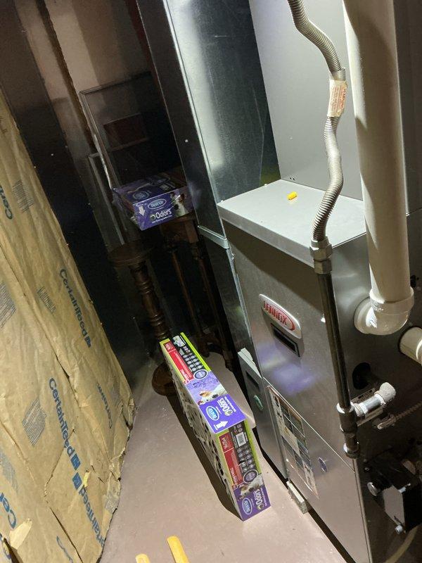 Completed comprehensive air conditioning tune-up service including inspection of outdoor condenser unit and indoor furnace system. Performed standard maintenance procedures, system diagnostics with testing equipment, and replaced HEPA furnace filters to ensure optimal system performance and air quality.