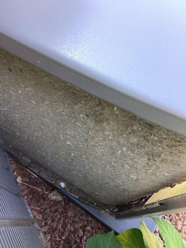 Responded to cooling deficiency complaint and performed scheduled maintenance service. Inspected outdoor condenser unit and found dirty coil fins with debris accumulation restricting airflow. Cleaned condenser coils, checked indoor evaporator coil, and verified system operation. Unit returned to proper cooling capacity after maintenance completion.