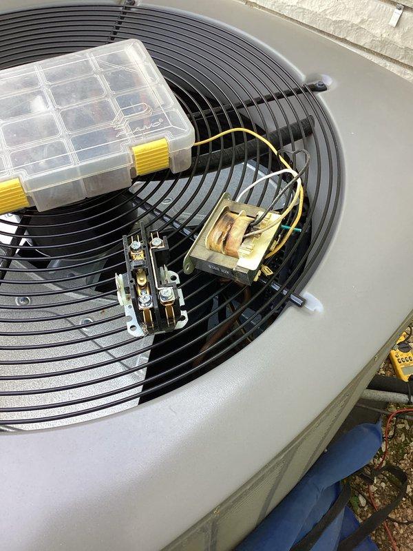 Responded to no cooling call on residential air conditioning system. Upon arrival, found outdoor condensing unit not operating. Performed electrical diagnostics using test meters to evaluate compressor and contactor operation. Identified failed contactor as root cause preventing unit from energizing. Replaced defective contactor with new component, restored power to system, and verified proper operation of compressor and condenser fan. Unit now cooling normally.