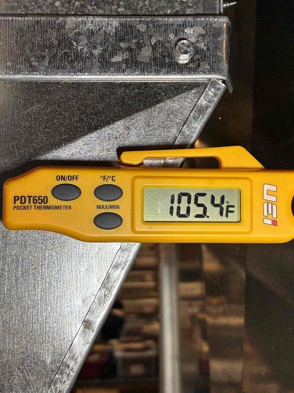 Completed prepaid furnace tune-up and air conditioning tune-up for returning seasonal resident. Performed comprehensive heating and cooling system maintenance as part of recurring membership service, including electrical testing and temperature diagnostics on both units. All systems tested and verified operational with meter readings documented at supply ductwork showing 105.4°F heating output.
