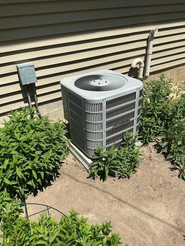 Completed routine cooling system maintenance visit per membership agreement. Performed comprehensive A/C tune-up on outdoor condenser unit, including pressure and temperature diagnostics using manifold gauge set to verify proper refrigerant charge levels and system operation. All components inspected and system operating within manufacturer specifications.