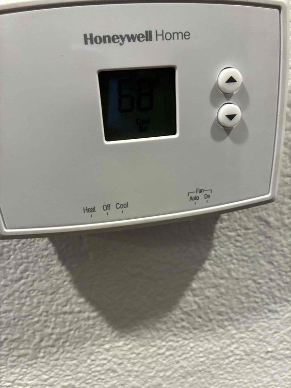 Responded to no cool call on system with previous ductwork relocation. Upon arrival, verified thermostat set to cooling mode at 69°F with system running. Inspected air filter and found it heavily loaded with debris, restricting airflow to the unit. Replaced dirty filter with clean media to restore proper system airflow and operation. System cooling normally upon departure.