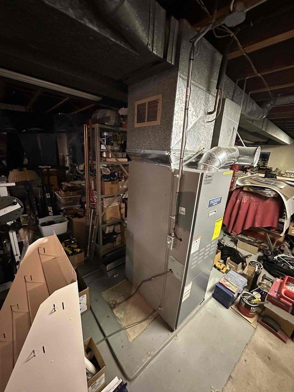 Conducted comprehensive estimate for complete HVAC system conversion from oil heating to natural gas, including replacement of existing Payne furnace and air conditioning system in residential basement. Assessed current ductwork configuration and provided recommendations for professional duct cleaning services. Evaluated garage space for installation of Modine gas-fired unit heater and consulted with homeowner regarding optimal meter placement location to coordinate with utility company gas line installation timeline.