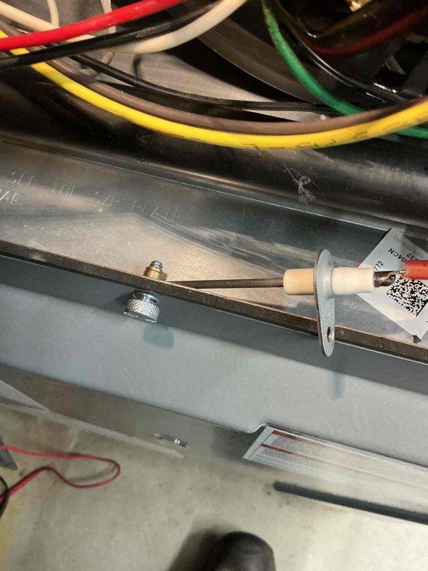 Completed courtesy air conditioning and furnace tune-up as follow-up to previous system installation. Performed comprehensive system inspection, tested electrical components and verified proper voltage readings at control board, and documented equipment condition with diagnostic measurements showing normal operating parameters.